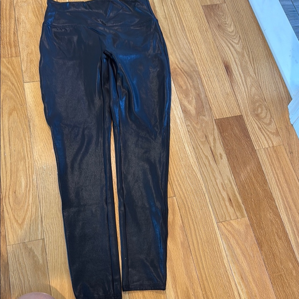 Spanx faux leather leggings